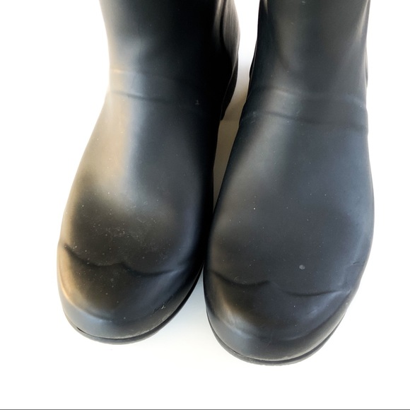 Hunter Matte Black Tall Boots | Size 9 - Picture 3 of 11